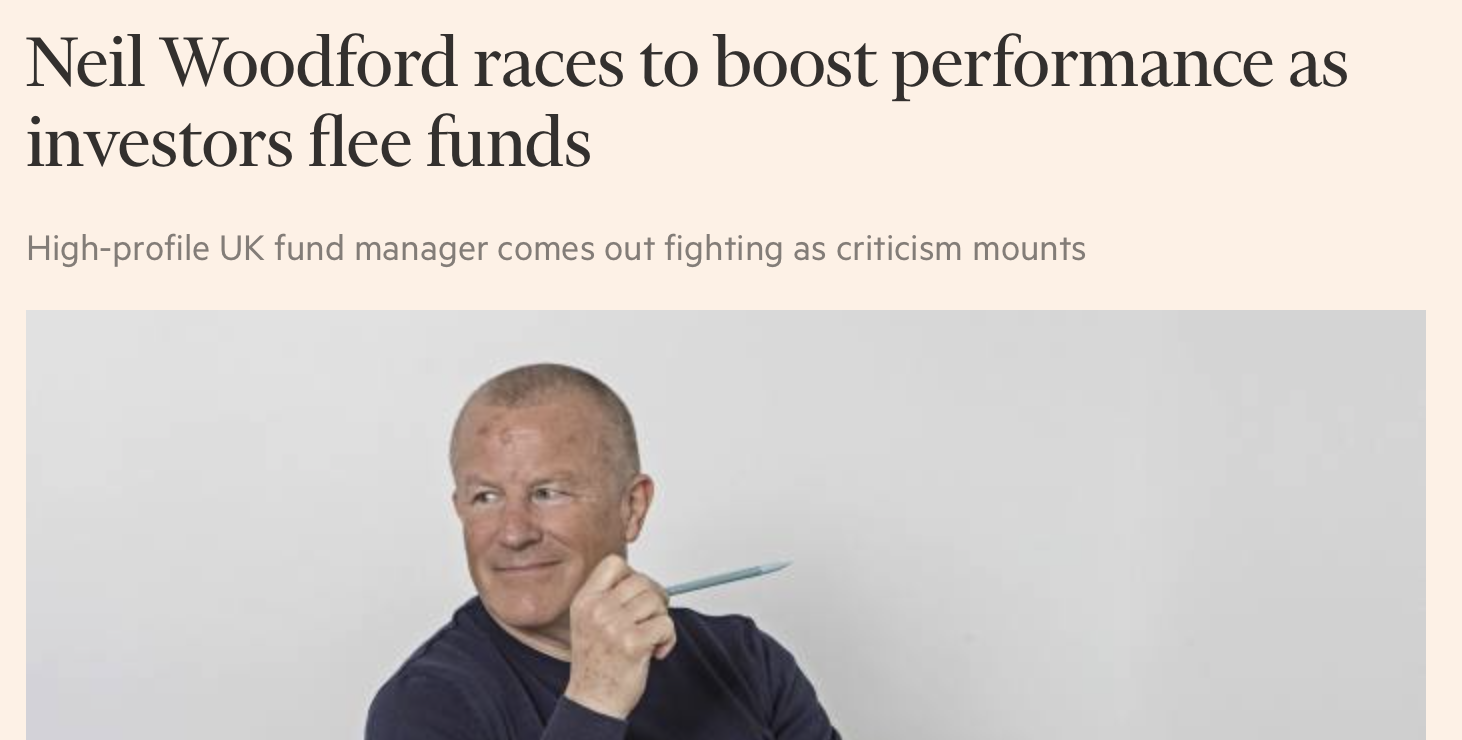Neil Woodford races to boost performance as investors flee funds